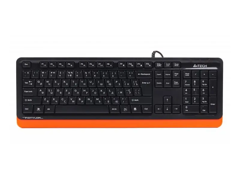 Клавіатура A4Tech Fstyler FKS10 USB Orange