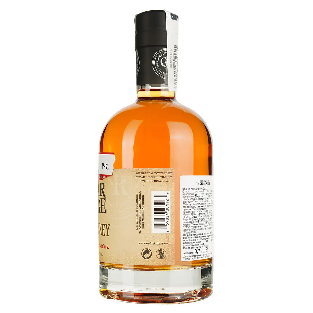 Виски Cedar Ridge Rye 43% 0.7 л - фото 3