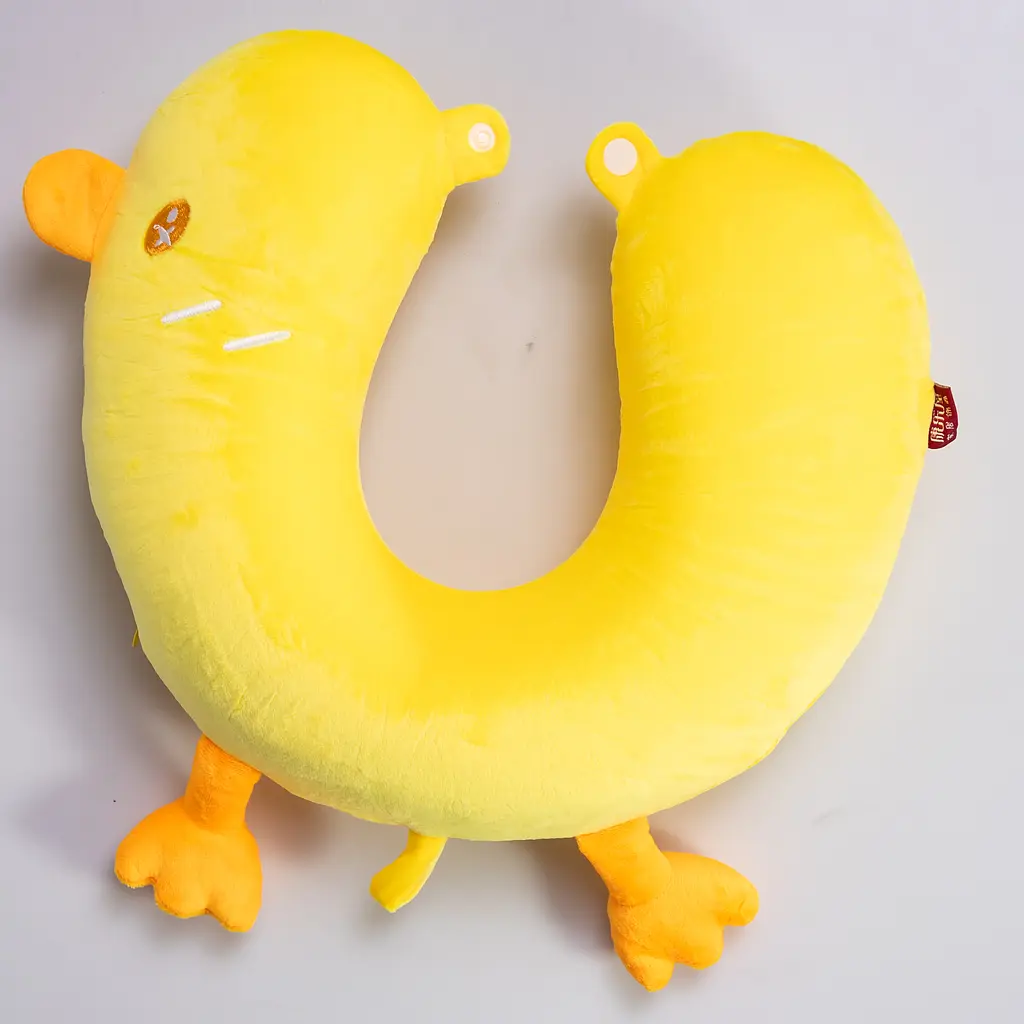 Подушка для шиї Duck U-подібна жовтий HP-56-4Y - фото 3