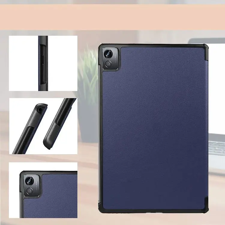 Чехол-книжка BeCover Smart Case для Realme Pad X 11" Deep Blue (709605) - фото 2