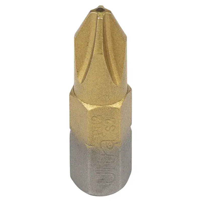 Біти PH2×25мм ¼" 10шт S2 TIN (блістер) ULTRA (4014152) - фото 2