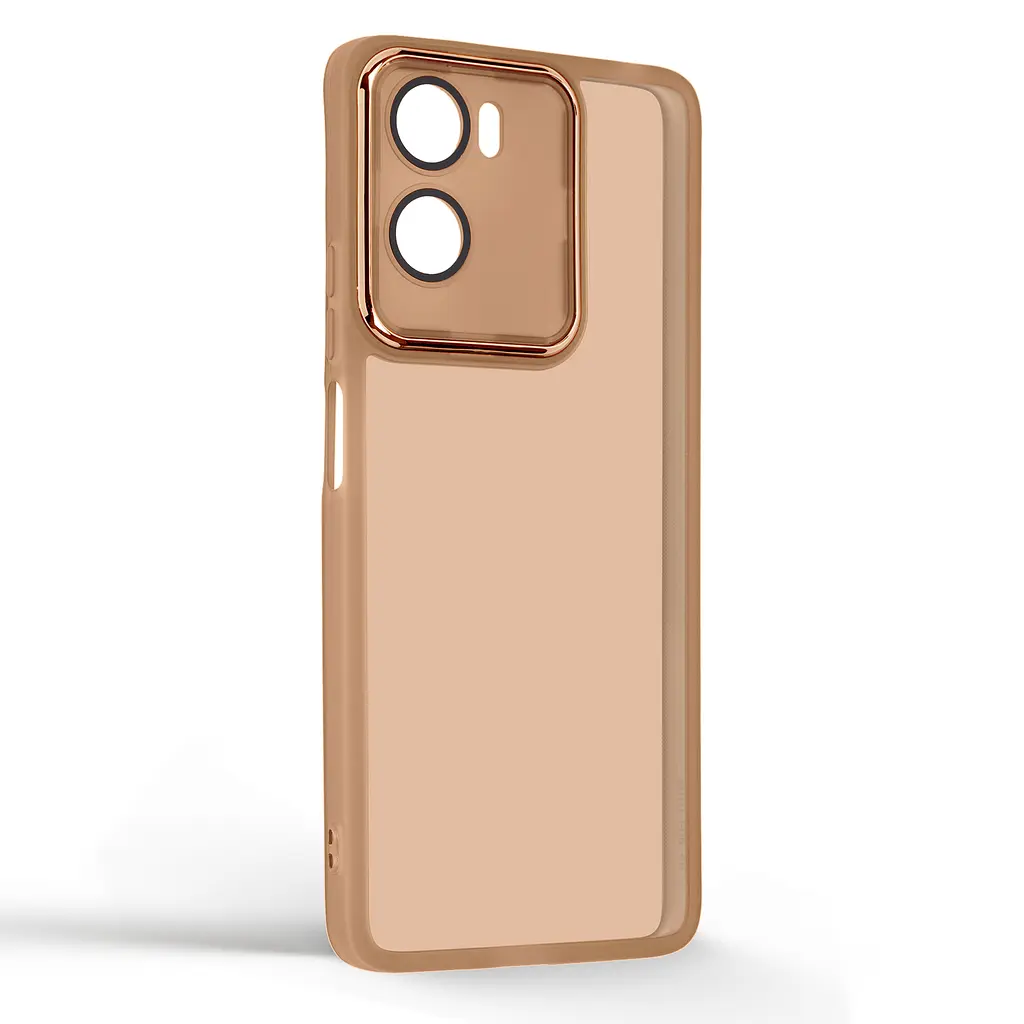 Защитный чехол для Motorola G06 4G/G06 Power 4G, Shade, золотой, TPU+PC, матовый, защита всего корпуса, панель-накладка, противоударный, с большими бортами, амортизирует удары при падениях, ArmorStandart (ARM89069) - фото 2