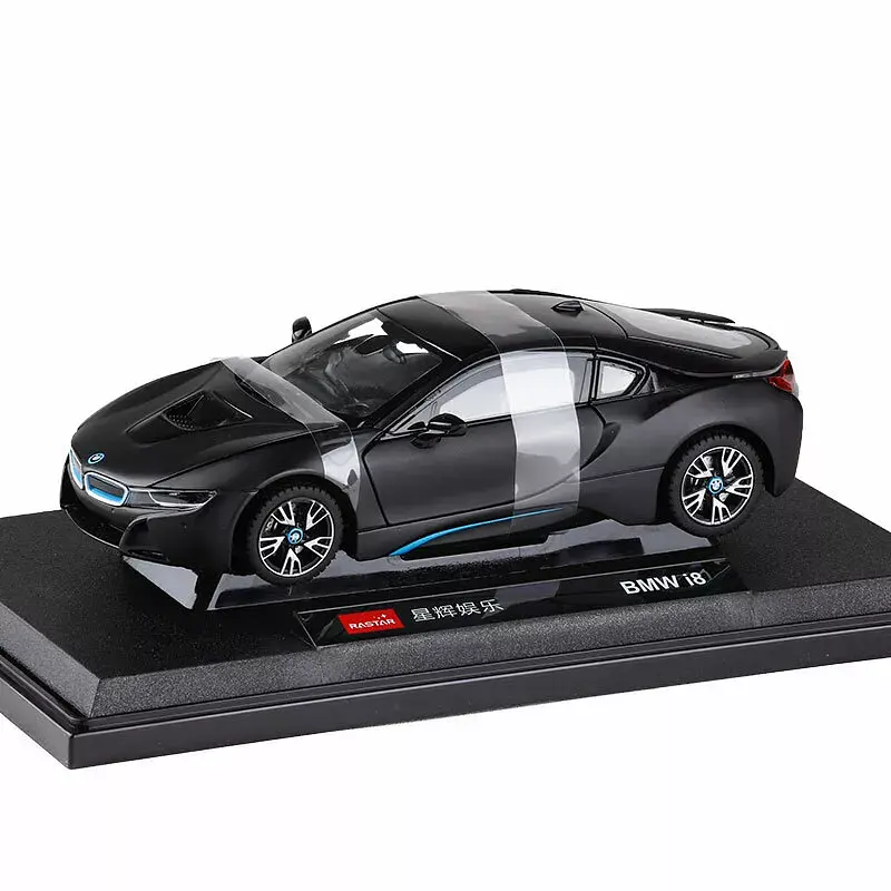 Машинка Rastar BMW I8 1:24 метал чорний 56500 - фото 3