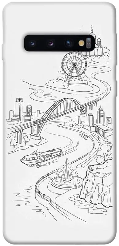 TPU чохол Demsky Dnipro spirit для Samsung Galaxy S10