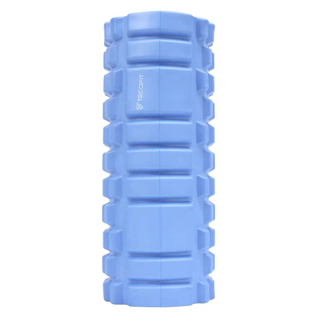 Масажний ролик TECOFIT Foam roller 33x14 см Блакитний (TOP18013781) - фото 2