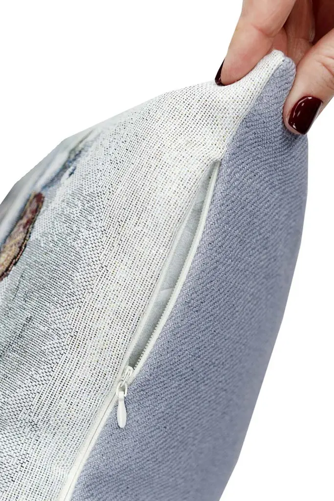 Подушка Прованс гобеленовая Сказочные гномы Скворечник 45х45 см (38479) - фото 6