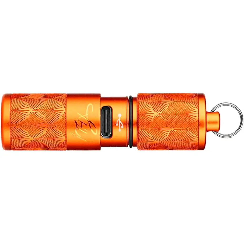 Фонарик-брелок Olight iTHX Orange Feathers - фото 2
