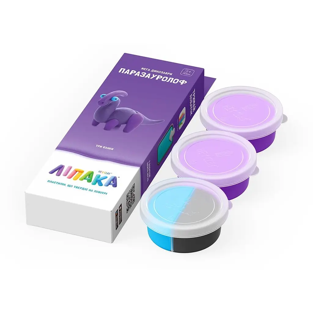 Набір пластиліну, що самостійно твердіє, Ліпака Паразауролоф (30077-UA01) - фото 2