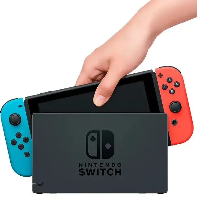 Портативна ігрова консоль Nintendo Switch (Extended Battery Ver) Neon Blue/Red - фото 3