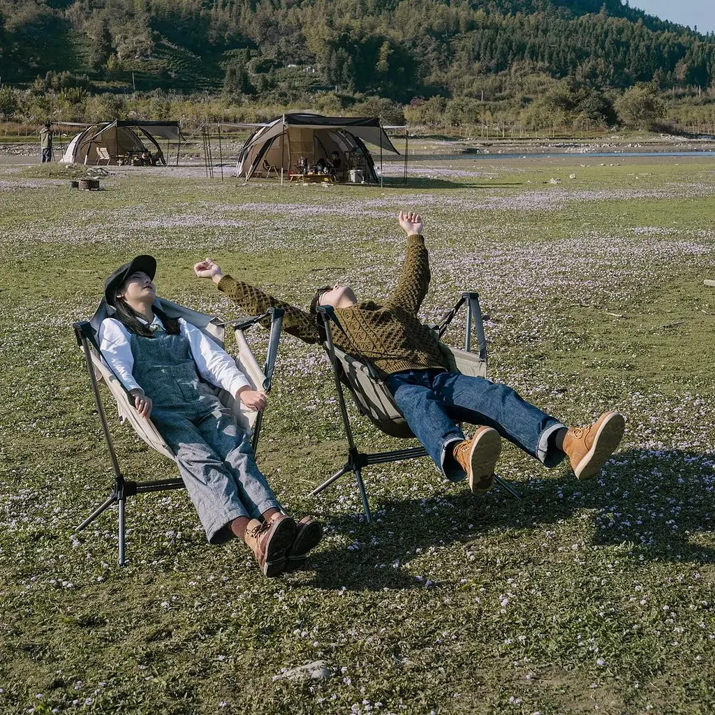 Крісло-качалка складане Naturehike NH21JJ004, бежеве - фото 3