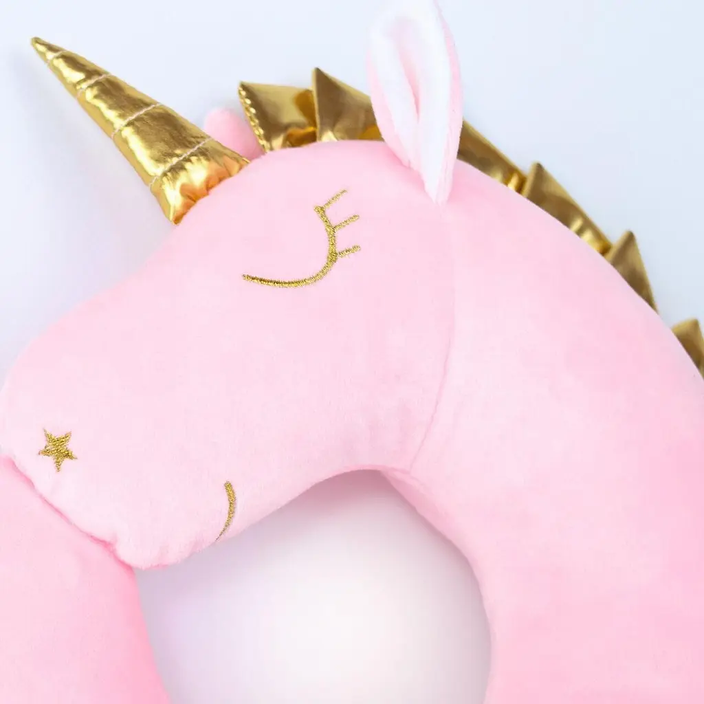 Подушка Єдиноріг рожевого кольору - фото 3