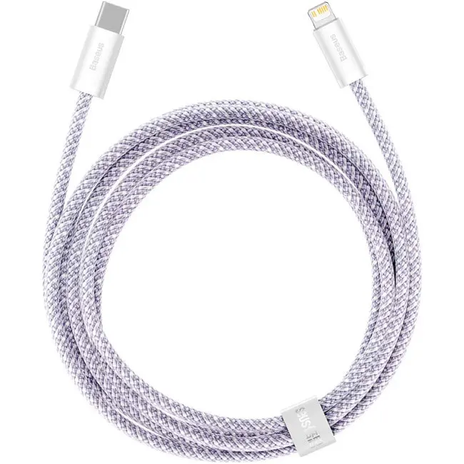 Кабель Baseus Dynamic 2 Series Fast Charging Cable Type-C to Lightning 20W 1m CALD040205 Purple - фото 5