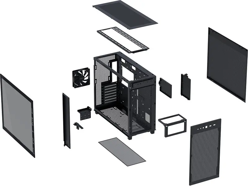 Корпус Asus Prime AP303 TG Black (90DC00V0-B39010) - фото 7