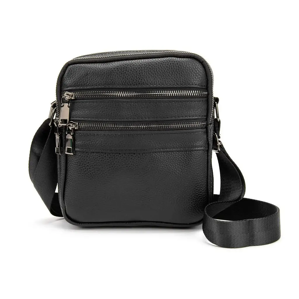 Чоловіча шкіряна сумка через плече Tiding Bag M56-3646A - фото 2