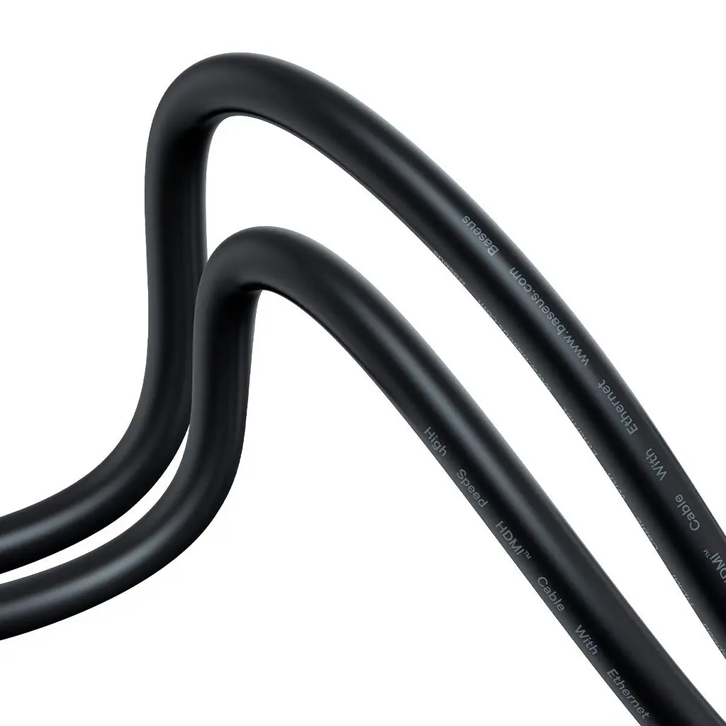 Кабель Baseus High Definition HDMI 2.0 4K 1m Black (WKGQ020001) [84302] - фото 6
