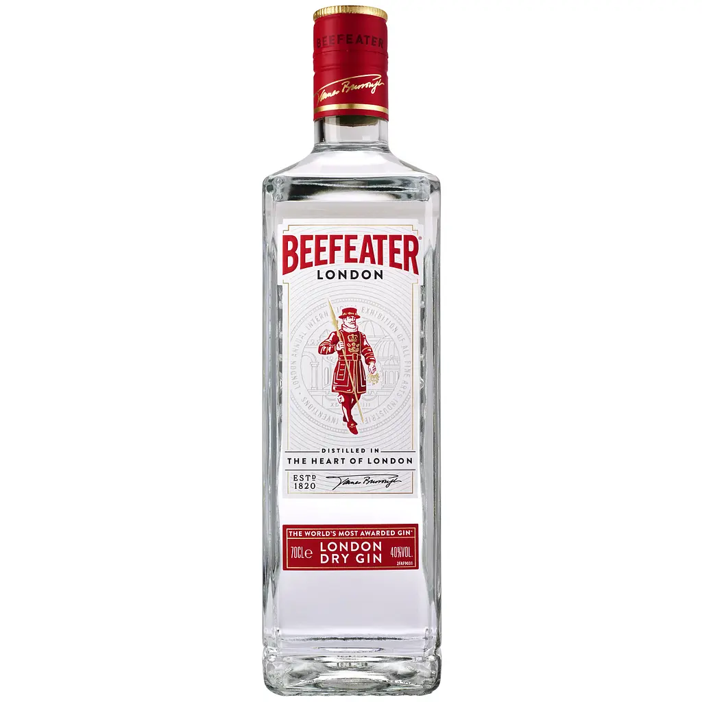 Упаковка джина Beefeater London Dry Gin 40% 4.2 л (0.7 л х 6 шт.) - фото 2