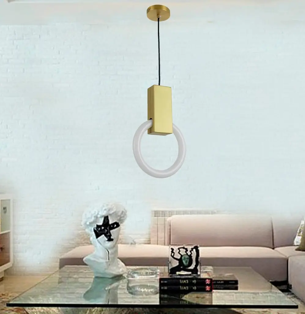 Люстра Brille подвесная лофт LED 20W WW G (BL-868S/1) - фото 6