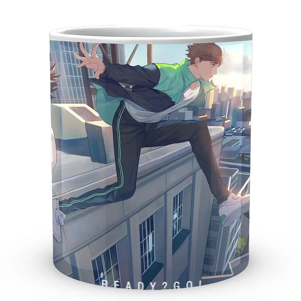 Кухоль GeekLand Haikyu!! Волейбол Куроо Ойкава Бокуто HK 001.14 330 мл білий - фото 2