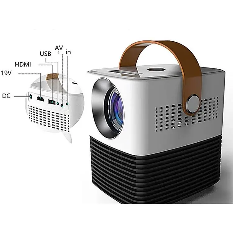 Smart проектор на Android портативный XPRO Panoplus Zebra 3000 lm с подключением к iOS и Android для офиса, домашнего кинотеатра + Аэромышь (15415_651) - фото 4