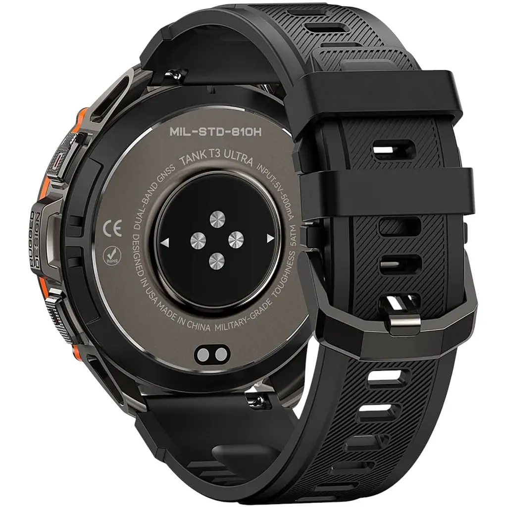 Смарт-годинник тактичний Kospet Tank T3 Ultra Special Edition Black (KTT0003USEB) - фото 4