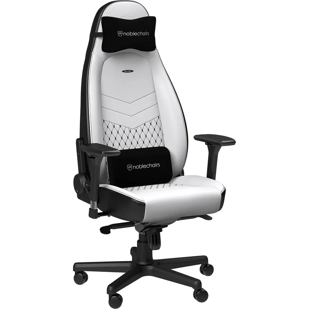 Геймерське крісло Noblechairs ICON White/Black (NBL-ICN-PU-WBK) [165703] - фото 2