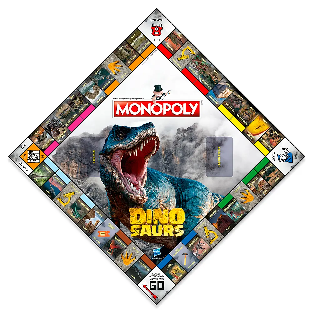 Настільна гра MONOPOLY Winning Moves Dinosaurs - фото 5