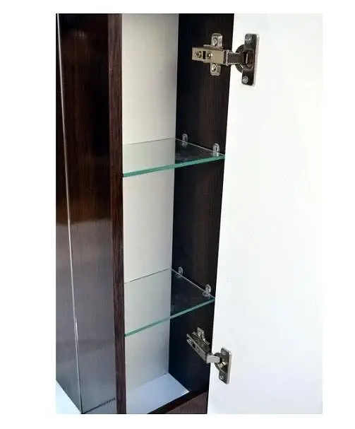 Дзеркало ПіК Сімпл із шафкою та LED підсвіткою 70 см ліве Венге 30412 - фото 3