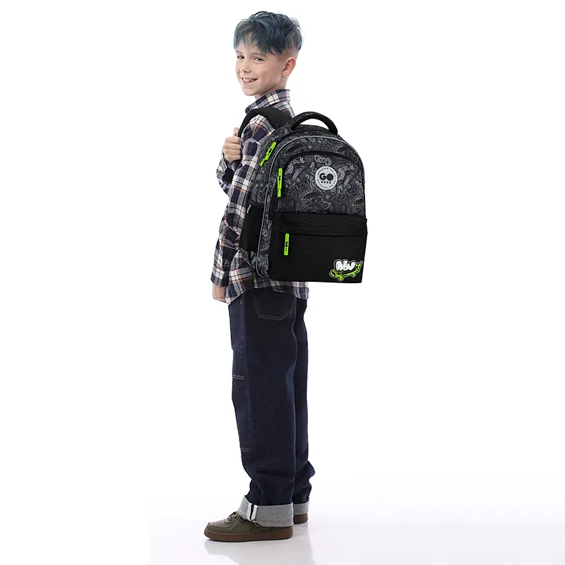 Рюкзак GoPack Education 182M Wow Skate Темно-сірий (GO26-182M-7) - фото 14