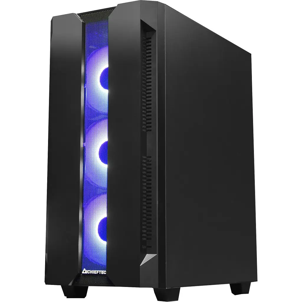 Корпус для ПК Chieftec Gaming Hunter Tempered Glass Edition (GS-01B-OP) - фото 6