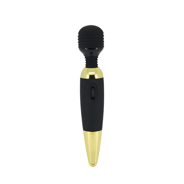 Класичний вібратор Pretty Love Power Wand Black Gold - фото 2