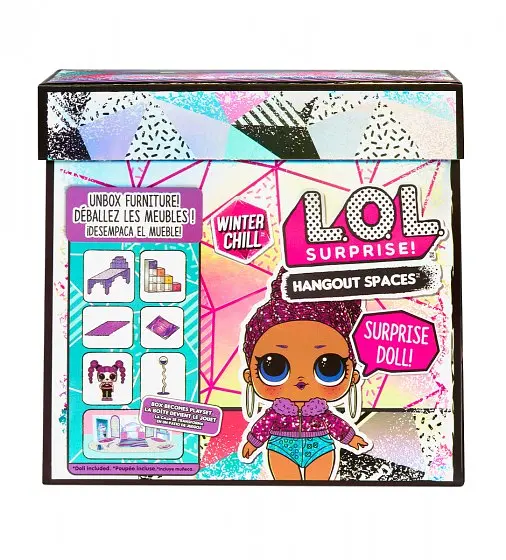 Игровой набор с куклой L.O.L. Surprise Маленькие комнатки Зимний сьют королевы Шик (576631) - фото 3