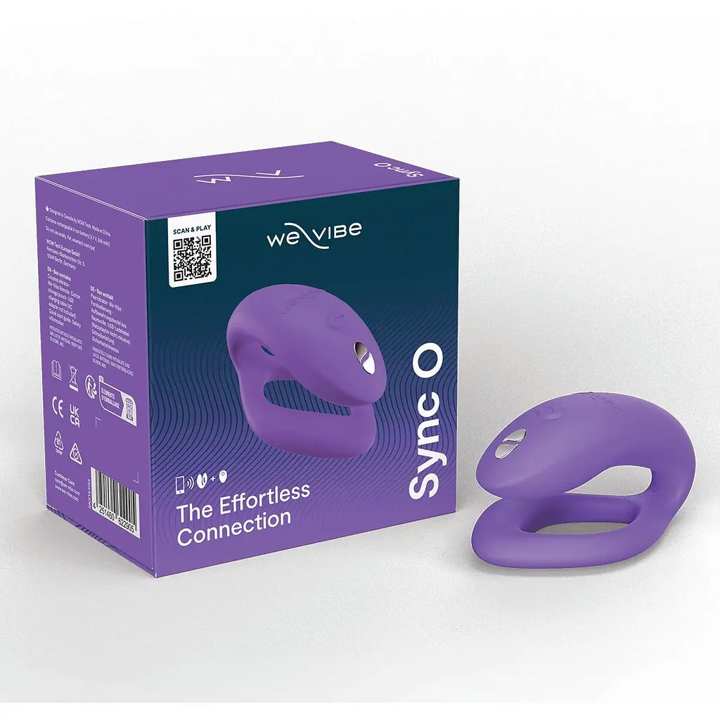 Смарт-вібратор для пар We-Vibe Sync O Light Purple, пульт ДК - фото 10