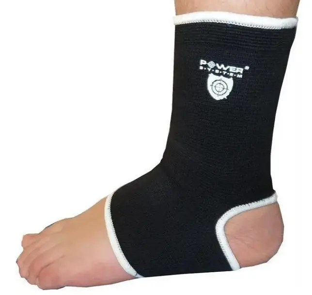 Бандажі на гомілкостоп Power System PS-6003 Ankle Support Black L (пара) (PS-6003_L_Black) - фото 2