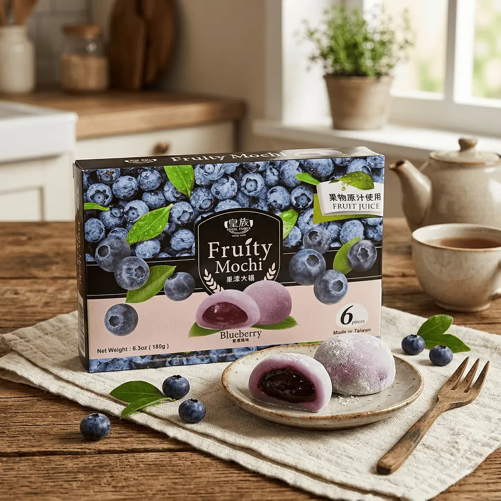 Моті Royal Family Fruity Mochi Blueberry 6шт 180г - фото 3