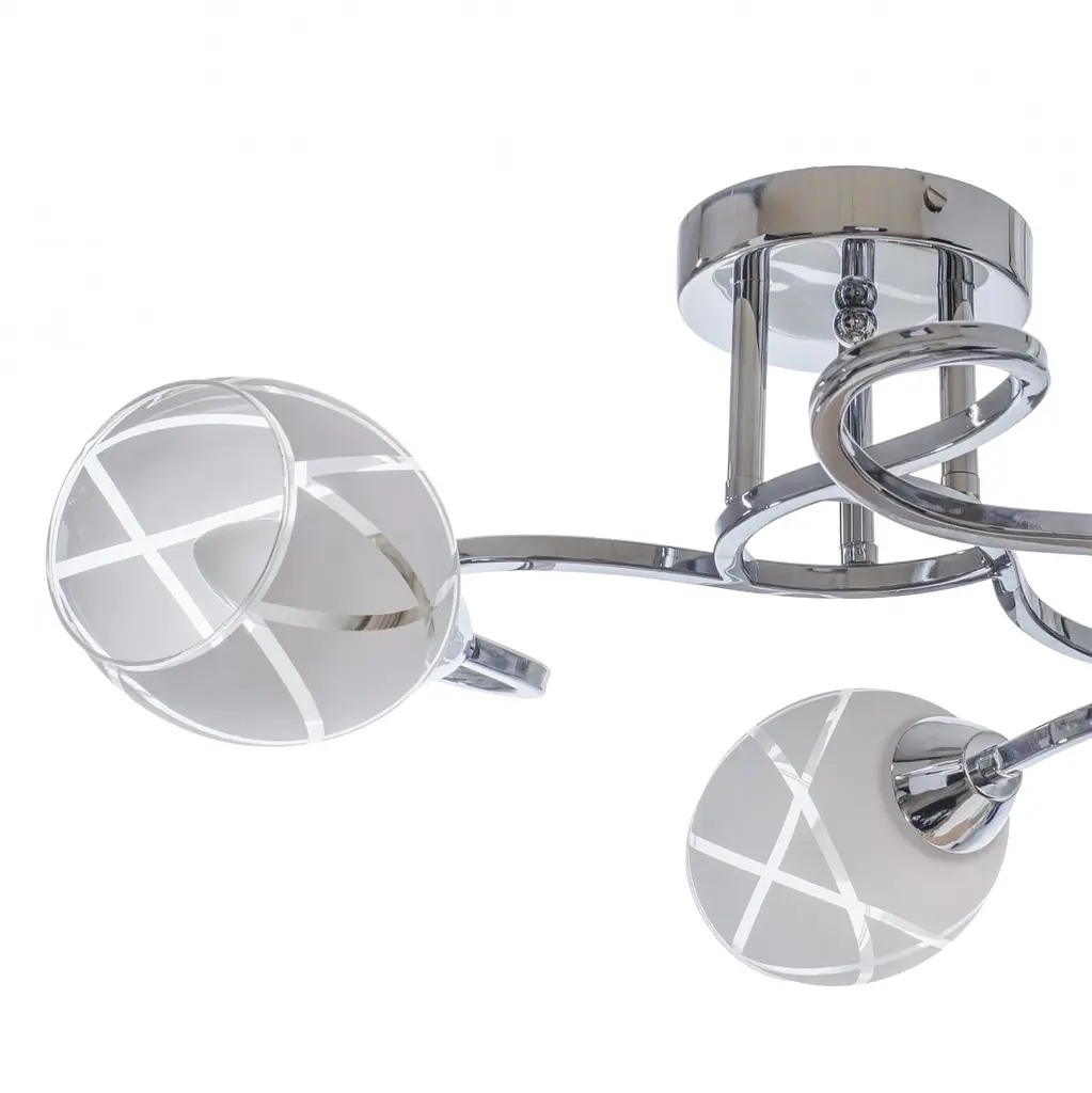 Люстра потолочная Brille E27 60W CH (LK-643C/3) - фото 2