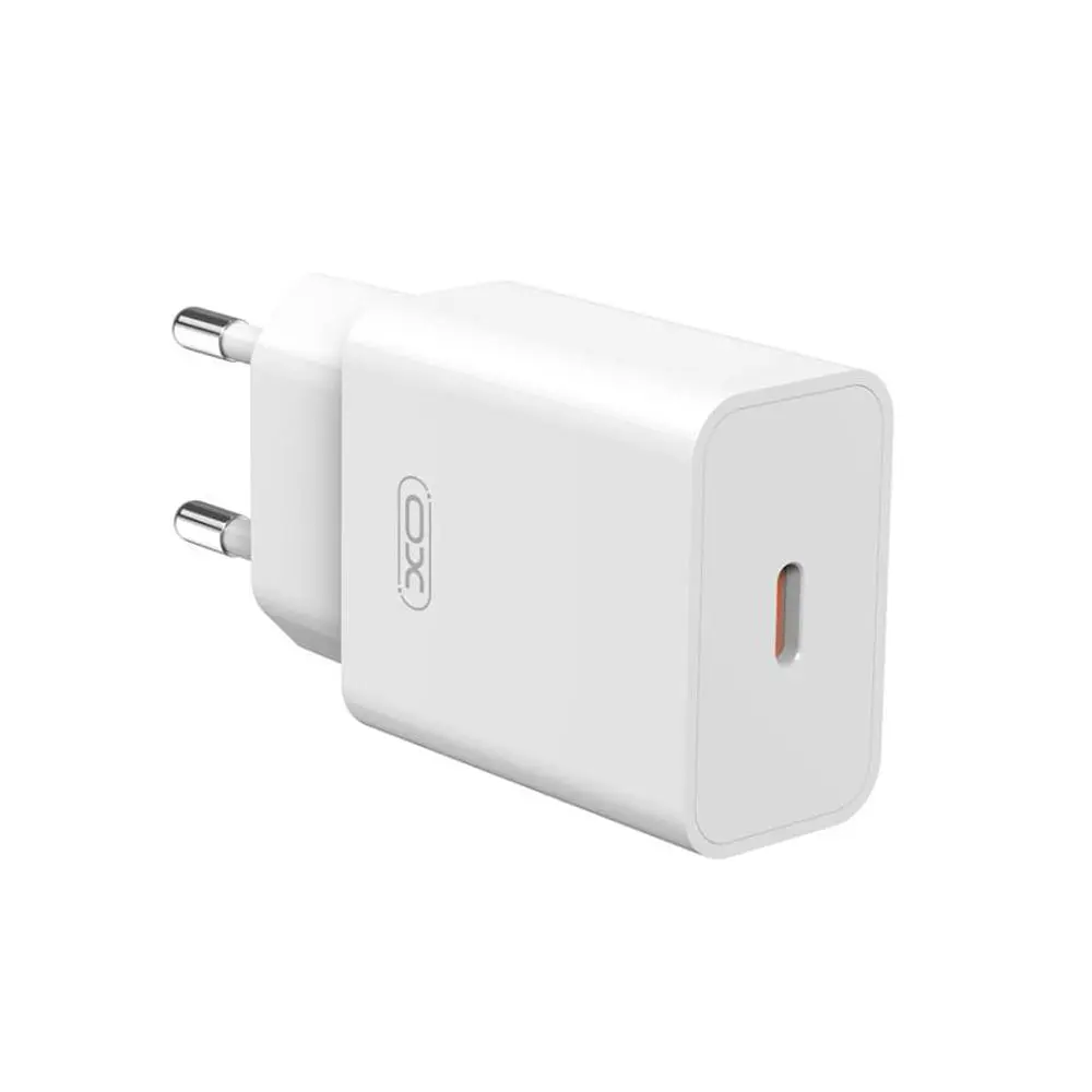 Мережевий зарядний пристрій XO L126 1USB-C PD/QC 20W Type-C to Type-C 1 м White (34377_3340093)