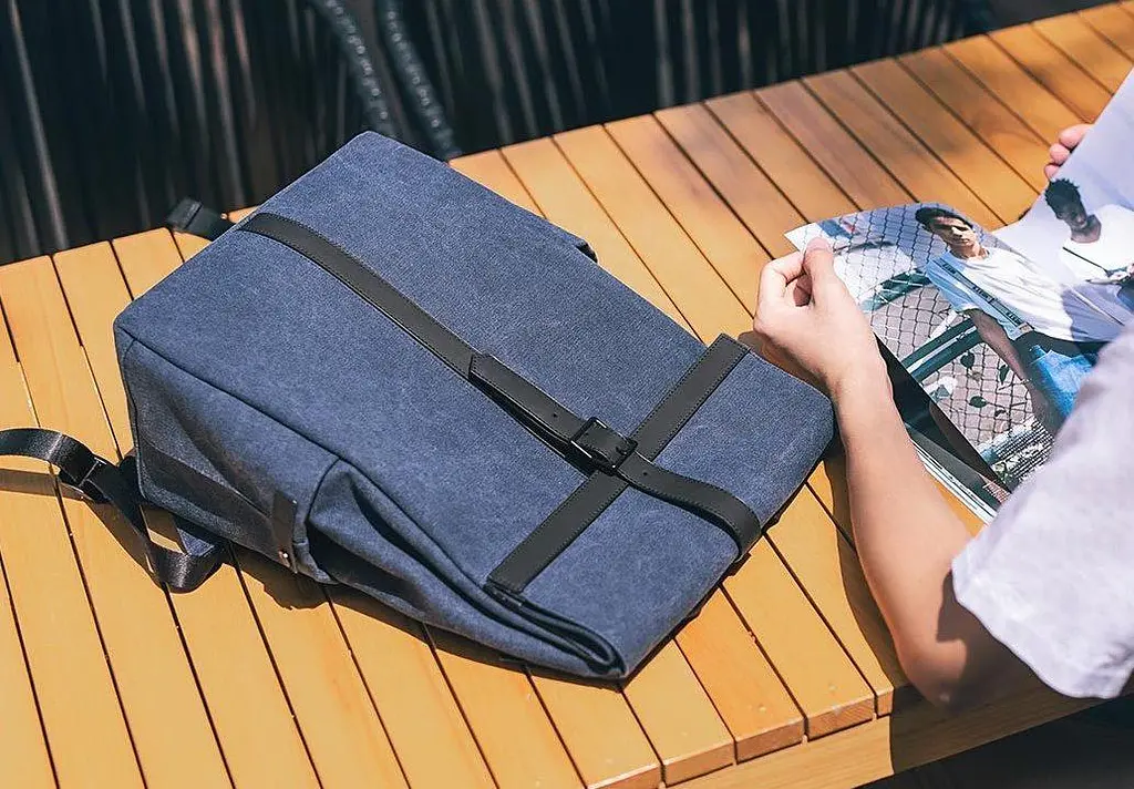 Рюкзак RunMi 90 GRINDER Oxford Backpack Dark Blue - фото 2