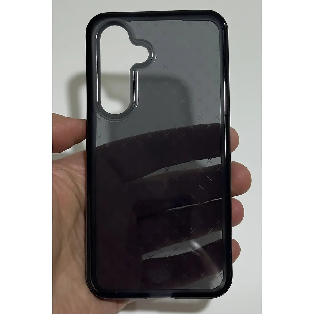 Оригінальний протиударний силіконовий чохол Tech21 Evo Check для Samsung Galaxy S24/S25 (6.2") Black - фото 6