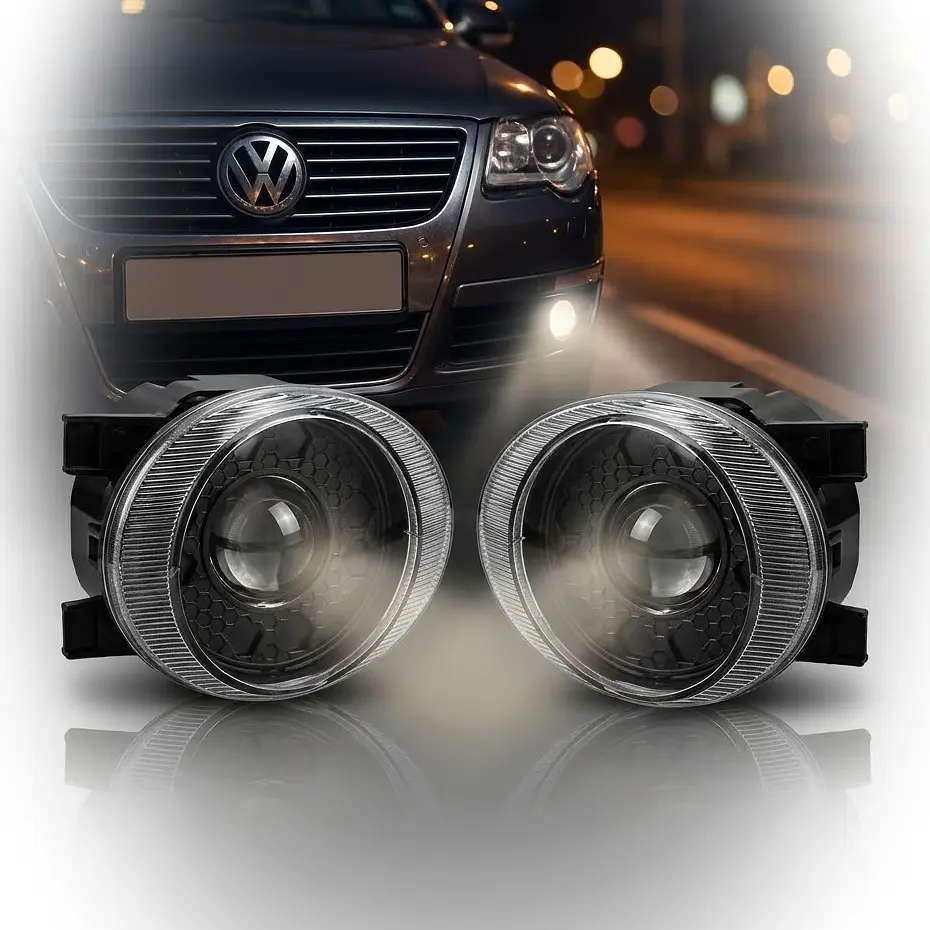 LED Протитуманні Фари Лінзовані 70W для Volkswagen B6 2005-2010 2 шт. (M11-FLOOD) - фото 2