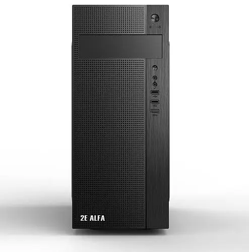Корпус 2E ALFA Black, без БЖ, Mid Tower, для ATX / Micro ATX, 1хUSB 3.0, 2хUSB 2.0, 191x418x358 мм, 2.5 кг (2E-E185) - фото 4