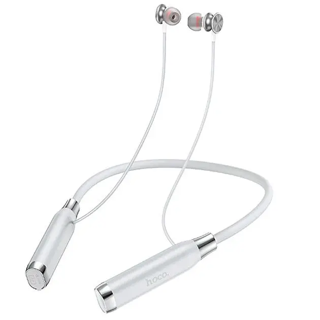 Наушники беспроводные Hoco ES62 Pretty neck-hang BT5.3 earphones, TF 32GB, 800mAh, 120h, 96 см, gray - фото 3