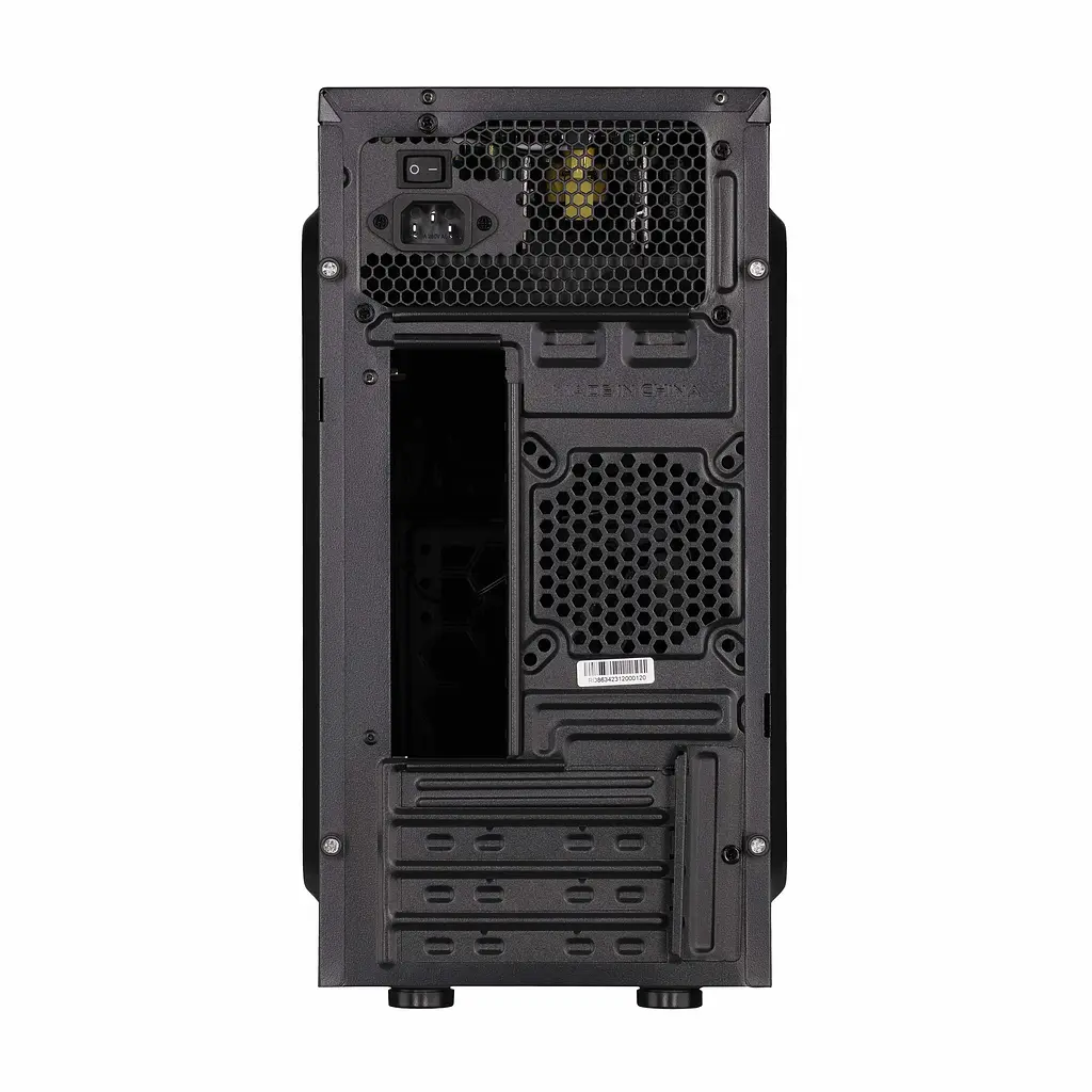 Корпус 2E Basis RD8603U-400 з БЖ 2E ATX400W 1xUSB3.0 2xUSB2.0 VGA 320мм mATX чорний - фото 3