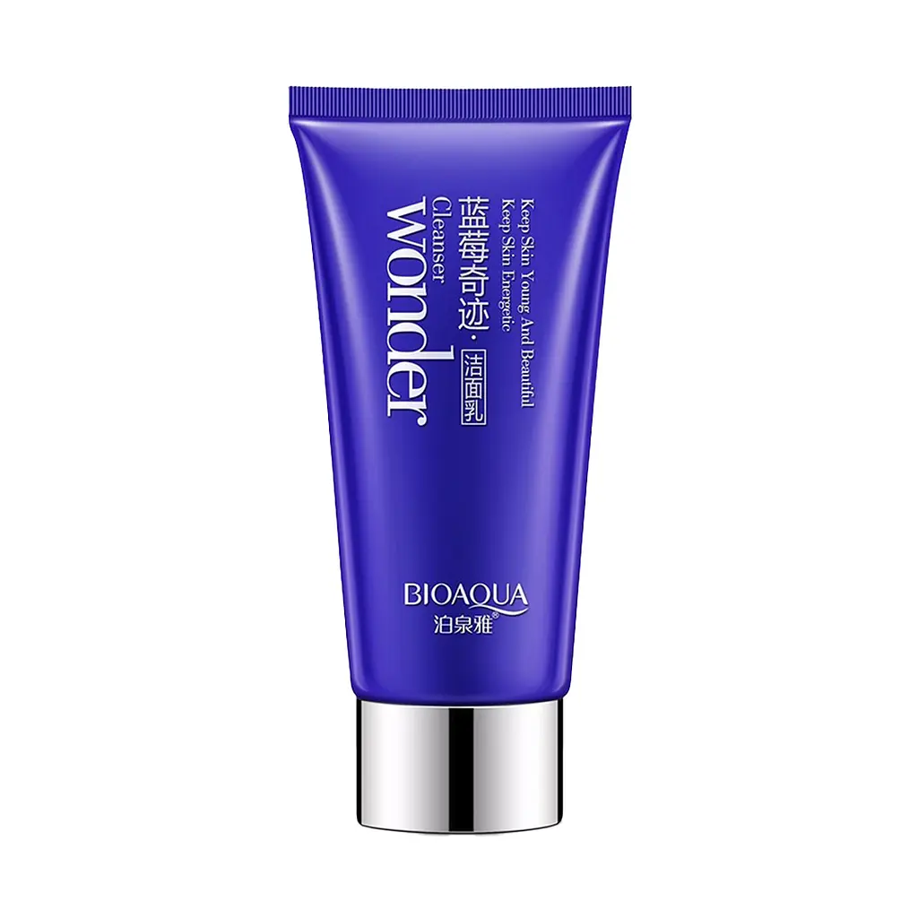 Антиоксидантна пінка для вмивання Bioaqua з екстрактом чорниці Wonder Cleanser 100 г - фото 1