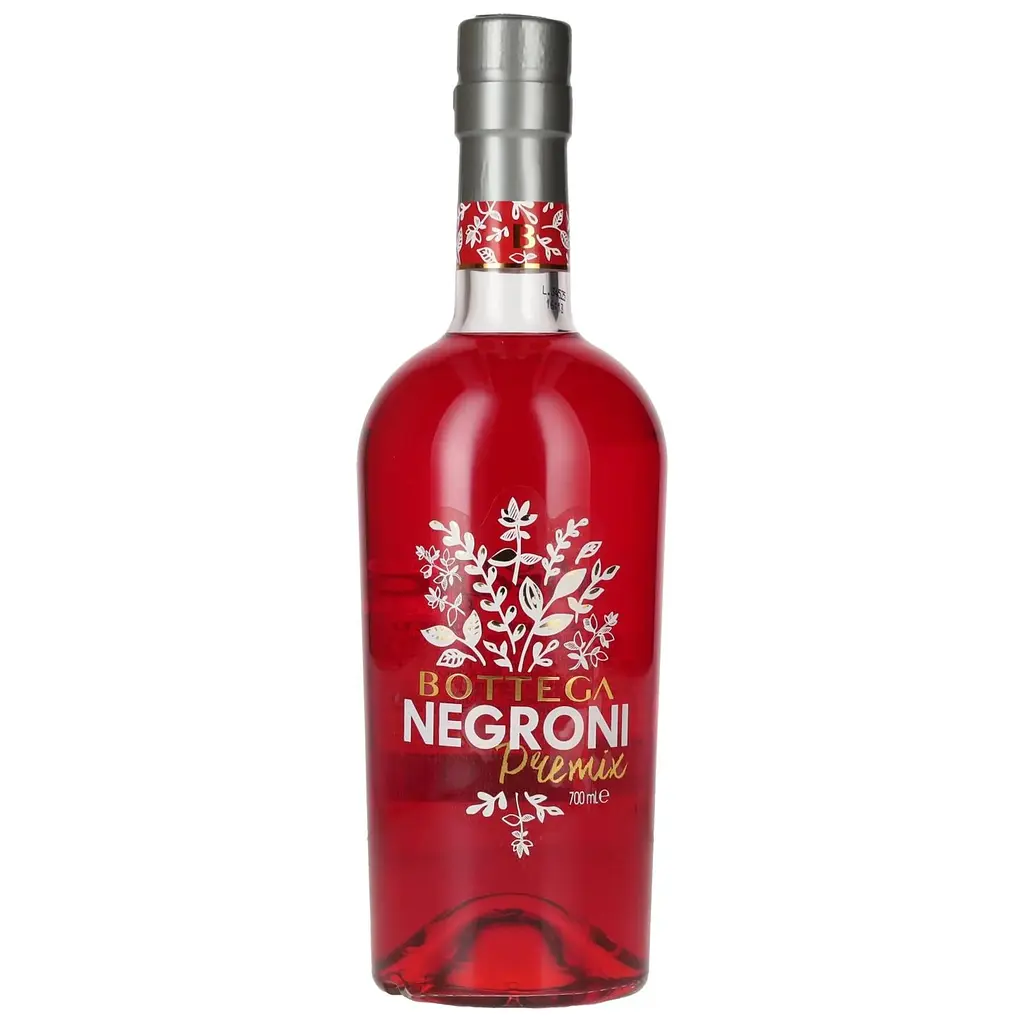 Набір: Лікер Bottega Negroni 26% 0.7 л + Десерт Konti Bonjour зі смаком Паннакотта та малина 232 г - фото 2