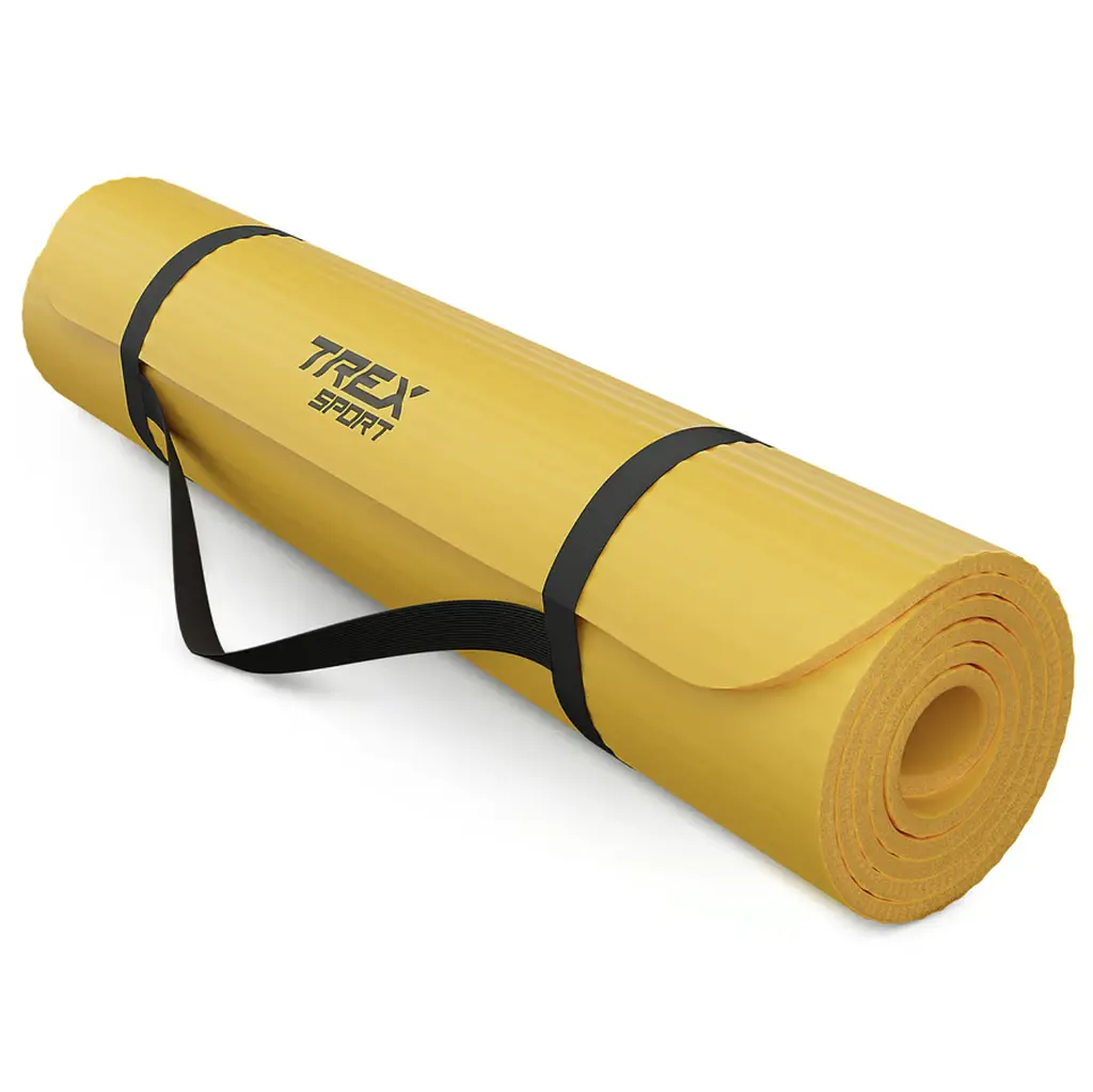 Коврик для йоги Trex Sport TX-019NGM NBR 1см 190х80 жовтий