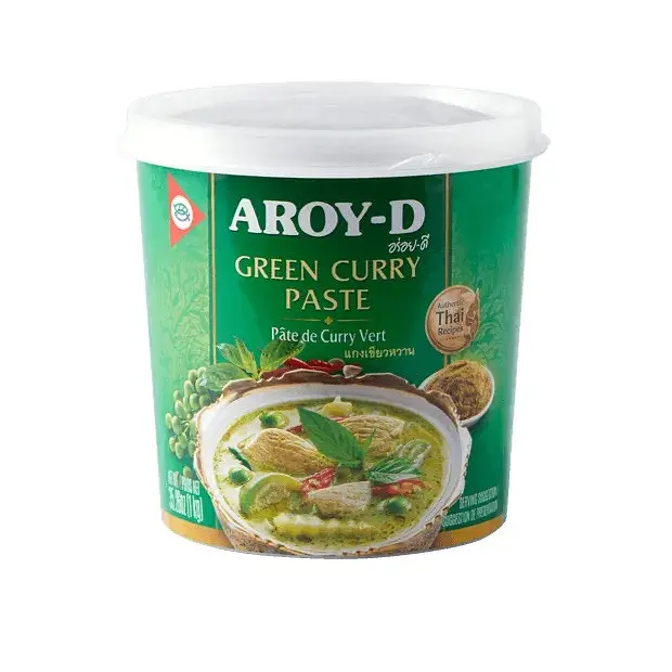 Паста карі Aroy-D зелена 400г