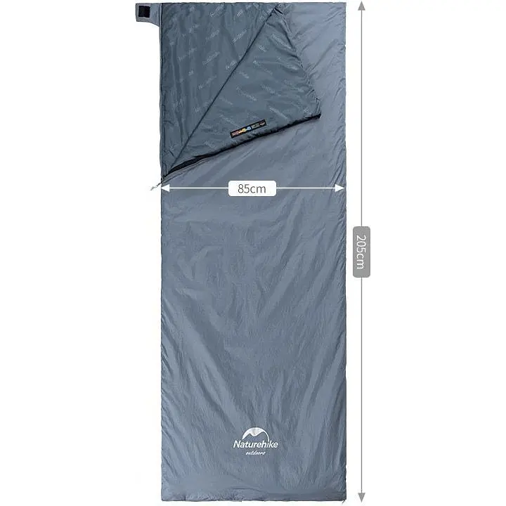 Спальний мішок Naturehike Ultralight LW180 NH21MSD09 XL Shadow Blue (6927595777978-R) [169216] - фото 3