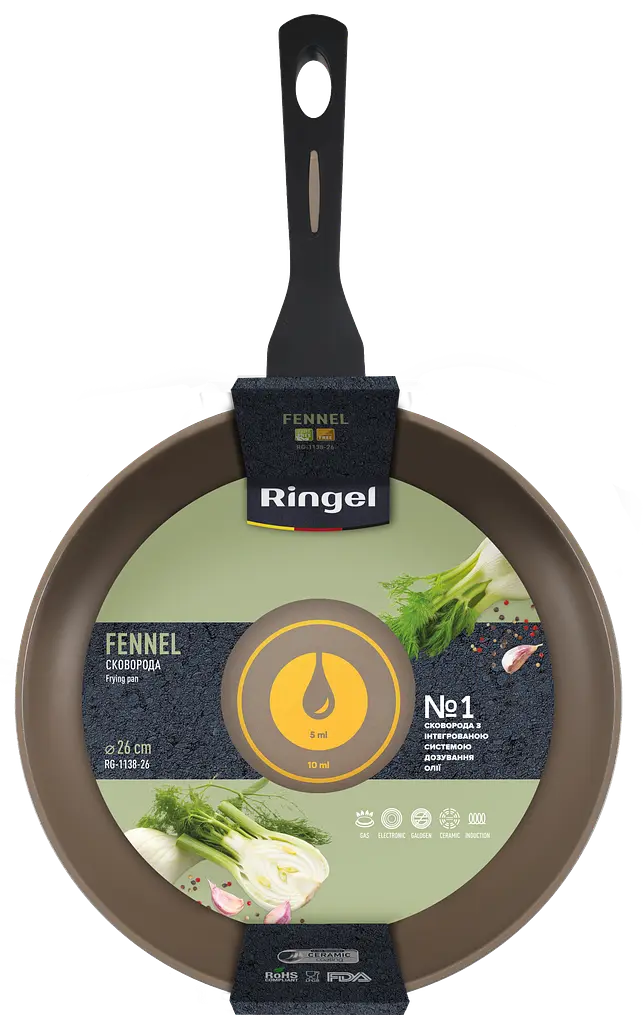 Сковорода Ringel Fennel 26 см kuh0016731 - фото 2
