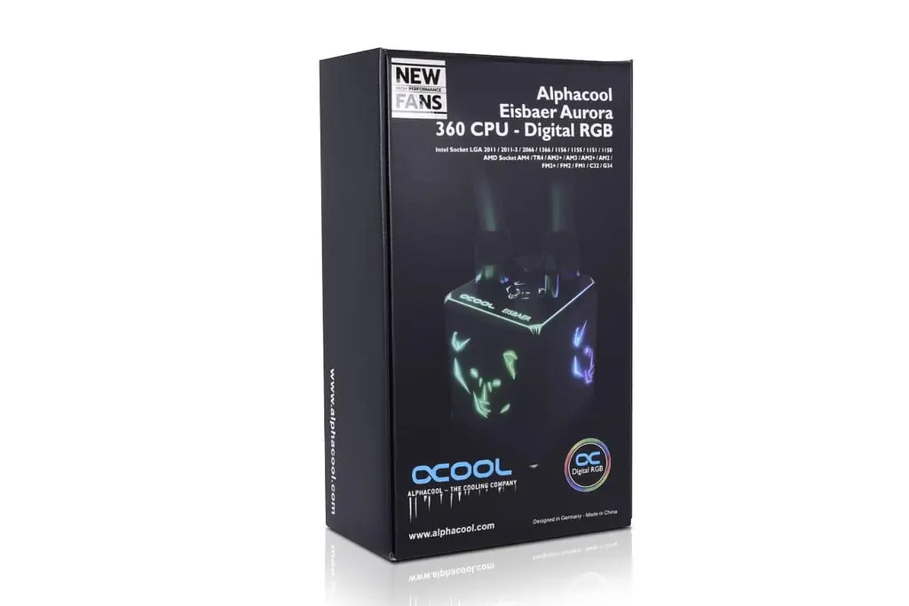 Система охолодження для комп’ютерного процесора Alphacool Aurora HPE 360 11999 Black - фото 8