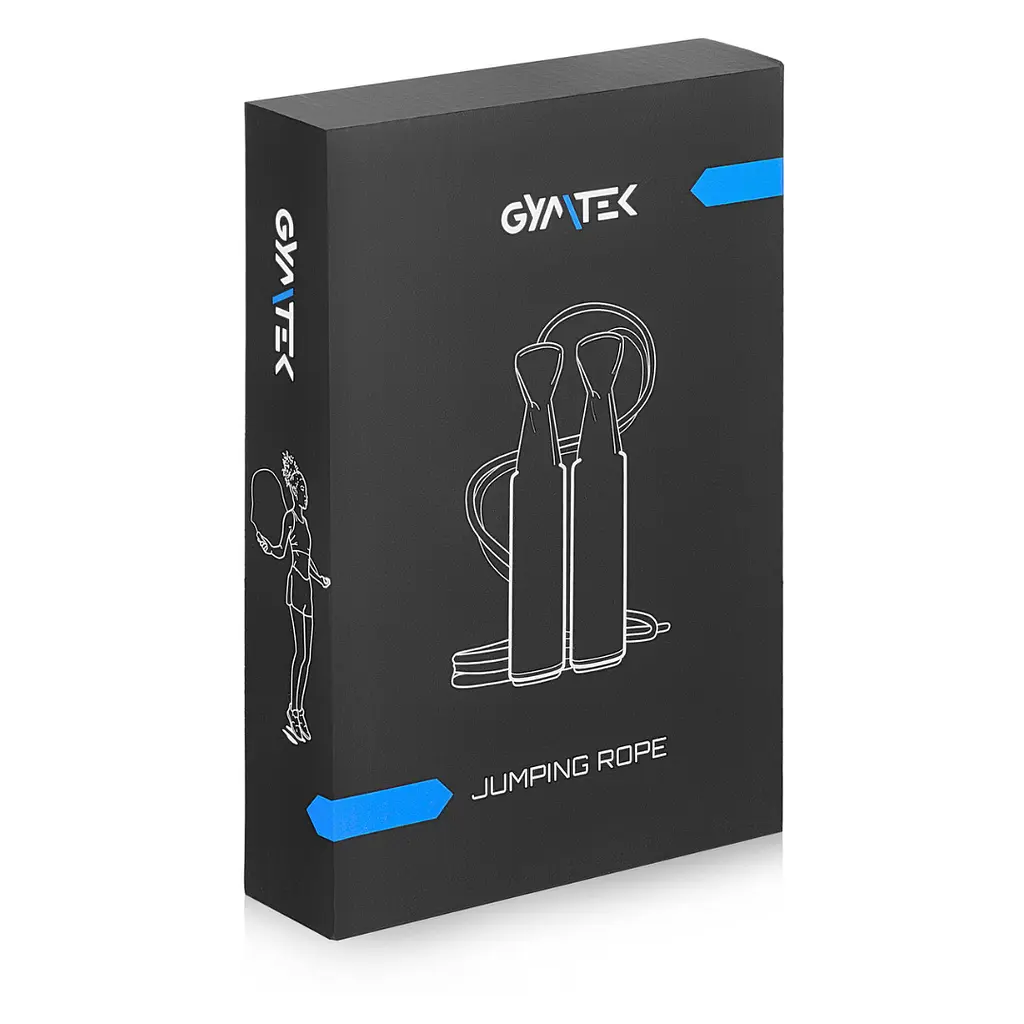 Скакалка Gymtek швидкісна чорна - фото 4